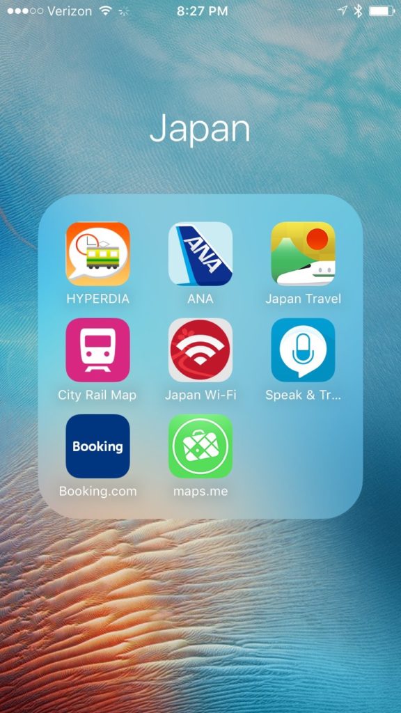 travel apps for japan